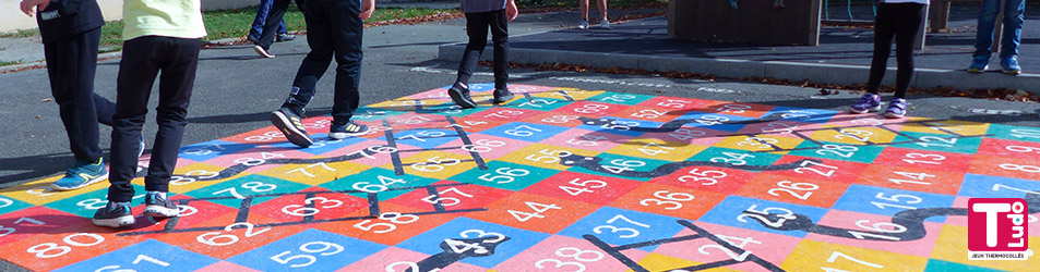 T LUDO playground marking